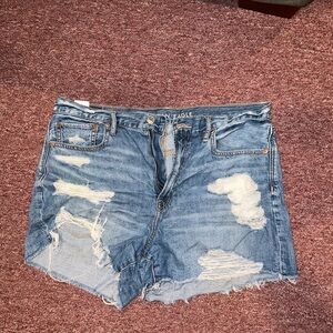 American Eagle ripped denim shorts